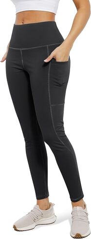 Women Leggings High Waisted Yoga Pants with Pockets Loose Leggings for Women Workout,Athletic,Yoga,Lounge in Saudi Arabia