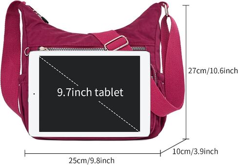 NOTAG Crossbody Bags for Women Multi-Pocket Casual Shoulder Handbags Lightweight Waterproof Purses and Handbags in Kuwait