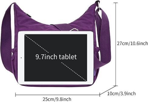 NOTAG Crossbody Bags for Women Multi-Pocket Casual Shoulder Handbags Lightweight Waterproof Purses and Handbags in Kuwait