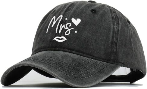 Matching Mr. & Mrs. Baseball Caps Embroidered Baseball Hats Bridal Gift, Newlywed Honeymoon Wedding Gift in Saudi Arabia
