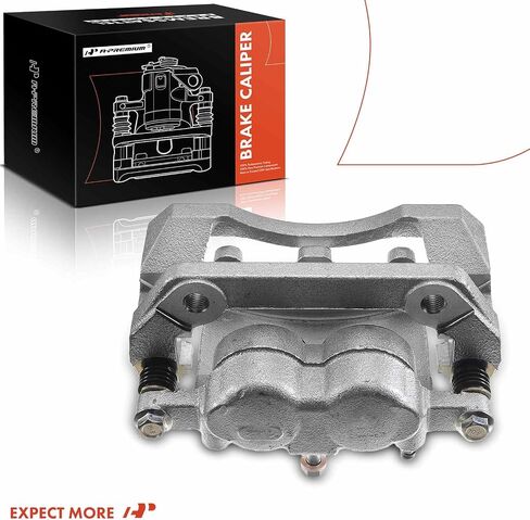 A-Premium Disc Brake Caliper Assembly with Bracket Compatible with Select Ford Models - For F-250 Super Duty/F-350 Super Duty 2008 2009 2010 2011 2012 - Rear Driver and Passenger Side, 2-PC Set in Saudi Arabia