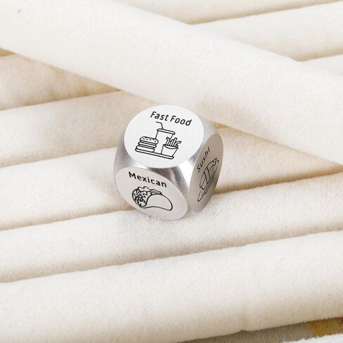 Santa Swap Gift Exchange Dice Christmas Games Dice for Families 11 Year Steel Anniversary Wedding Gifts for Husband Wife Valentines Day Gifts for Boyfriend Girlfriend Stocking Stuffers for Women in Saudi Arabia