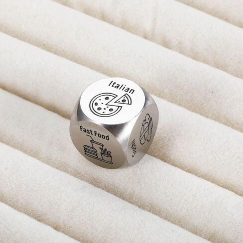 Santa Swap Gift Exchange Dice Christmas Games Dice for Families 11 Year Steel Anniversary Wedding Gifts for Husband Wife Valentines Day Gifts for Boyfriend Girlfriend Stocking Stuffers for Women in Saudi Arabia