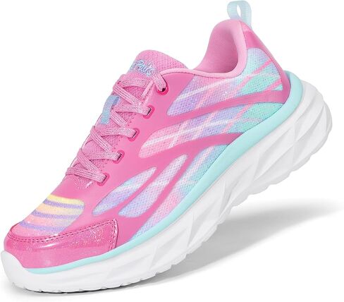 DREAM PAIRS Girls Shoes Sneakers Kids Tennis Shoes Lightweight Lace Up Running Casual Walking Shoes in Saudi Arabia