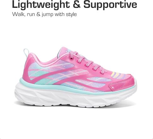 DREAM PAIRS Girls Shoes Sneakers Kids Tennis Shoes Lightweight Lace Up Running Casual Walking Shoes in Saudi Arabia