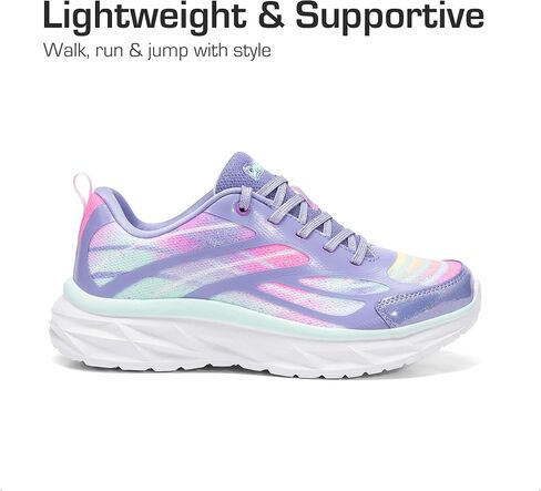 DREAM PAIRS Girls Shoes Sneakers Kids Tennis Shoes Lightweight Lace Up Running Casual Walking Shoes in Saudi Arabia