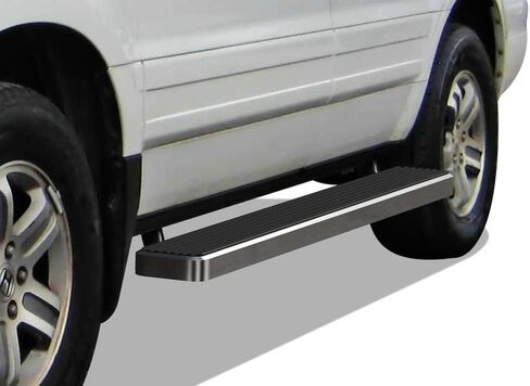 APS Black Running Boards Style Compatible with Honda Pilot 2003-2008 & Acura MDX 02-06 (Nerf Bars Side Steps) 6in Wide Stainless Steel in Kuwait
