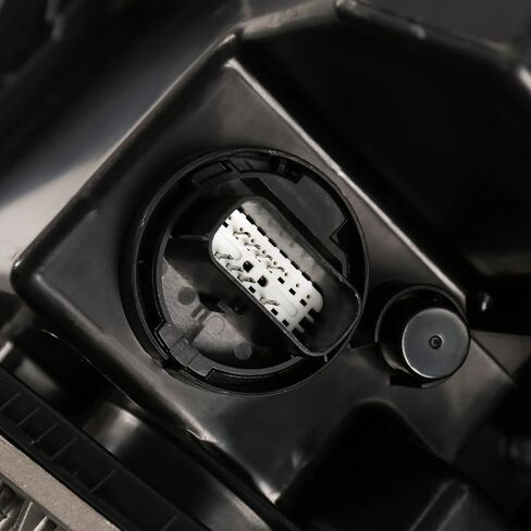 LED Headlight Assembly Compatible with Dodge Ram 1500 2019 2020 2021 2022 Replacement Headlamp with Black Housing Left Driver Side 68533275AA CH2502320 in Saudi Arabia