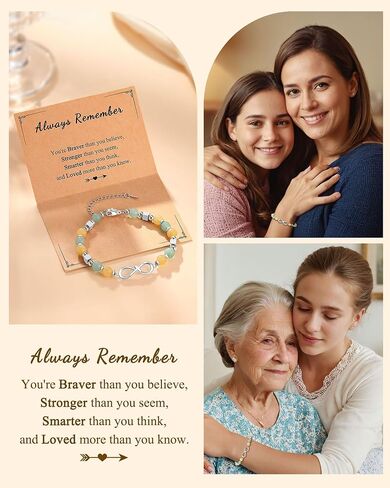 Infinity Cross Bracelet for Her, Gifts For Granddaughter Daughter Niece Birthday Christmas Valentines Graduation in Saudi Arabia