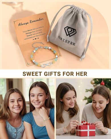 Infinity Cross Bracelet for Her, Gifts For Granddaughter Daughter Niece Birthday Christmas Valentines Graduation in Saudi Arabia