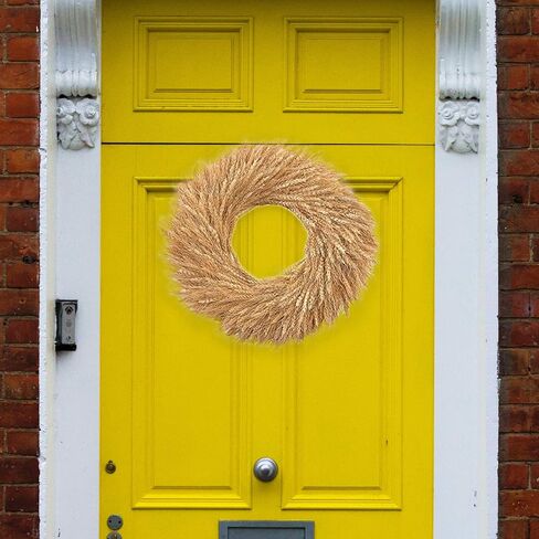 Uieke 17.7 Inches Dried Wheat Stalks, 300 Stems Dried Flowers 100% Natural Wheat for Home Kitchen Wedding Party Table Centerpiece Harvest Wreath Boho Farmhouse DIY Fall Decor in Saudi Arabia
