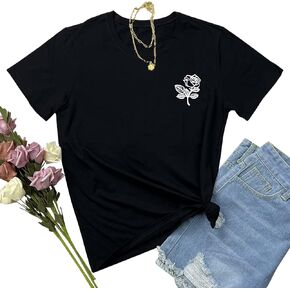 LOOKFACE Women Graphic Tees Cute T Shirts