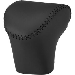 Car Shift Boot Cover Gear Knob Shifter Boot for KIA Sorento 2020-2023 Faux Leather Black Black Stitches
