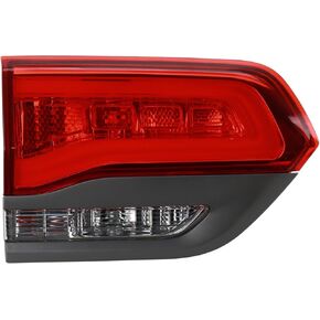 TRQ Left Inner Rear Tail Light Assembly Drivers Side Compatible with 2014-2022 Jeep Grand Cherokee 2022 Grand Cherokee WK CH2802109