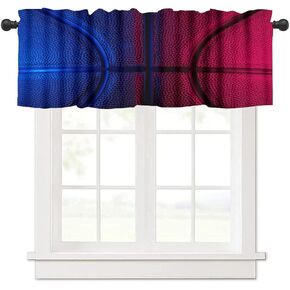 Boys Sports Curtains Valance Basketball Shoes Window Valance for Boys Bedroom Game Room Red Black Sneaker Sports Vintage Cool Kids Teen Mens Bedroom Decor Window Drapes 54x18inch