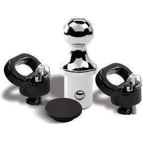 60638 Puck System Gooseneck Ball Kit Fits Dodge Ram 2500 3500 2013-2024, 2-5/16" Gooseneck Hitch Ball, 38K LBS GTW