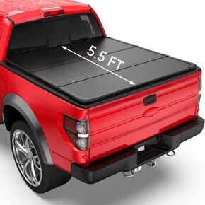 4.6FT Truck Bed Tonneau Cover Replacement for 2022 2023 2024 Ford Maverick Tri-fold Truck Tonneau Cover Hard Folding Style in Kuwait