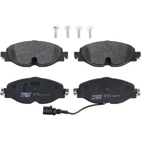 TRW Pro TRH1760 Disc Brake Pad Set For Volkswagen Jetta 2019-2021, Front, And Other Applications