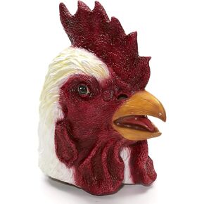 Forum Novelties Adult Deluxe Latex Animal Mask, Rooster