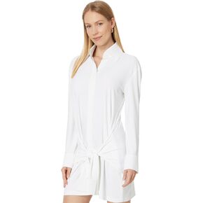 Norma Kamali Women's Four Sleeve Nk Shirt Mini Dress