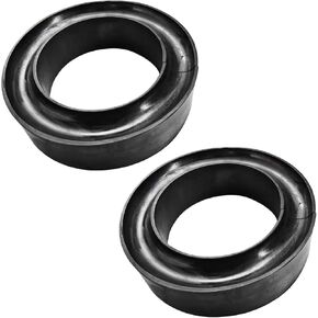 2 Pack Car Heavy-Duty Round Rubber Coil Spring Spacers, Universal Coil Spring Booster for Enhancing Spring Rate, Fits 5"&5.5" O.D. (2PCS)