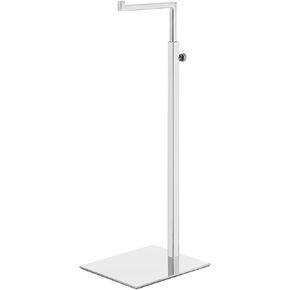 uxcell Purse Display Stand 1 Pack Adjustable Handbag Rack Stainless Steel Tabletop Single Hook Holder for Boutique Store - Black