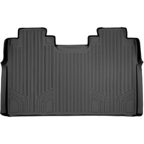 MAXLINER Floor Mats 2nd Row Liner Black for 2015-2022 Ford F-150 SuperCrew with 1st Row Bench Seats