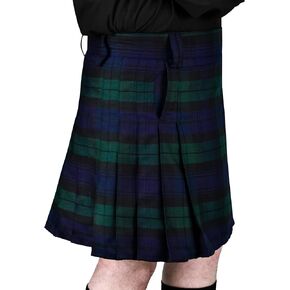 Kilt for Men - Traditional Scottish Tartan Polyviscose 8 Yard Tradition Mens Athletic Kilt