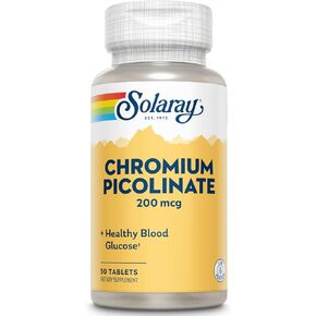 Solaray Chromium Picolinate Tablets, 500 mcg | 60 Count