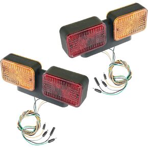 Caltric Left and Right TailLight Compatible with John Deere 1025R 2025R 2032R 3025D LVA18272 LVA18273