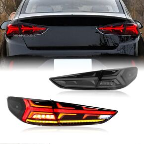 HCMOTIONZ Tail Light Assembly Fit For Hyundai Sonata 2017 2018 2019 Full LED Rear Lamp with Sequential Turn Signal Brake Light