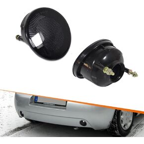 ADIIL For 1998-2005 VW Beetle 2PCS Smoked Lens Rear Bumper Backup Reverse Light Kit