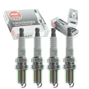 4 pc NGK V-Power Spark Plugs compatible with Hyundai Elantra 1.8L 2.0L L4 1996-2012