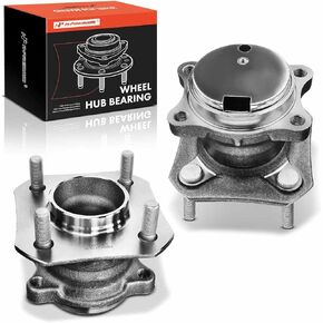 A-Premium 2 x Rear Wheel Bearing and Hub Assembly with 4-Lug Compatible with Nissan Sentra 2007-2012, L4 2.0L and 4-Wheel ABS Only