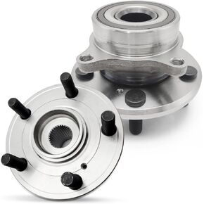 513293 Front Wheel Bearing Hub Assembly Compatible with Honda Odyssey 2011-2017 Hub Bearing, 5 Lugs w/ABS, 2Pcs