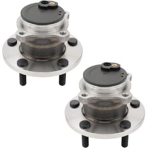 Torchbeam Pair 512347 Rear Wheel Hub Bearing Assembly for 2004-2013 Mazda 3, 2006-2010 2012-2015 Mazda 5 Wheel Bearing 5 Lugs W/ABS