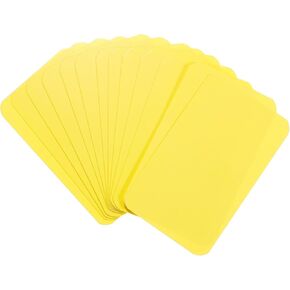 YOKIVE 300 Pcs Blank Paper Business Cards with Smooth Surface, for Indexing and Taking Notes, Great for Office, Home, Daily DIY (Red, 3.5" x 2")
