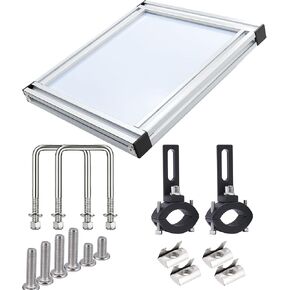 Heavy-Duty Starlink Mini Mount for Square or Round Tube Mounting&All Metal-for Roof Racks, Rv Ladders, Cargo Racks and Cruise Ship Railings&Starlink Mini Mounting for High-Speed Mobile Mount