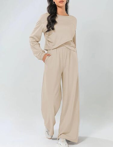 ملابس نسائية مكونة من قطعتين وبنطلون رياضي قصير وبدلة رياضية مع جيوب in Kuwait