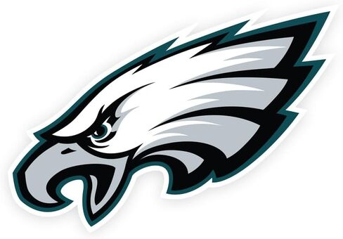 Decals Emblem for Eagles PVC Decal Sticker for Car Truck Motorcycle Window Bumper Wall Decor Size- [11.8 inch/30 cm] in Saudi Arabia