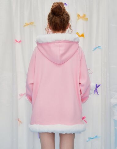 Strawberry Shortcake Women's Hoodie Long Sleeved Furry Sweatshirt in Kuwait
