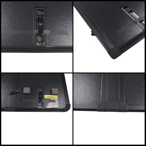 4.6FT Truck Bed Tonneau Cover Replacement for 2022 2023 2024 Ford Maverick Tri-fold Truck Tonneau Cover Hard Folding Style in Kuwait