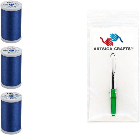 Coats & Clark Sewing Thread Dual Duty XP General Purpose Poly Thread 500 Yards (3-Pack) Natural S930-8010-3P with Seam Ripper in Saudi Arabia