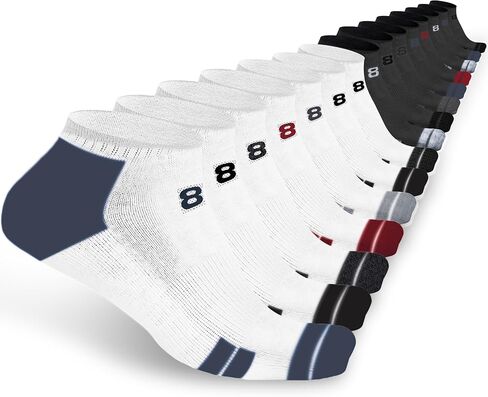 Layer 8 Men's No-Show Socks: Comfortable Low-Cut Style, Invisible Liner Design | Ideal for Hiking & Everyday Wear in Saudi Arabia