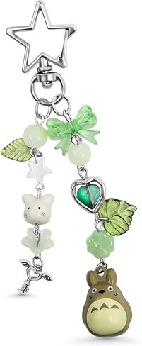 Cute Cat Keychain, Fuzzy Kitty Decor Gift for Cat Lovers, Heart Bow Pendant, Women Girls Kawaii Bag Charm in Saudi Arabia