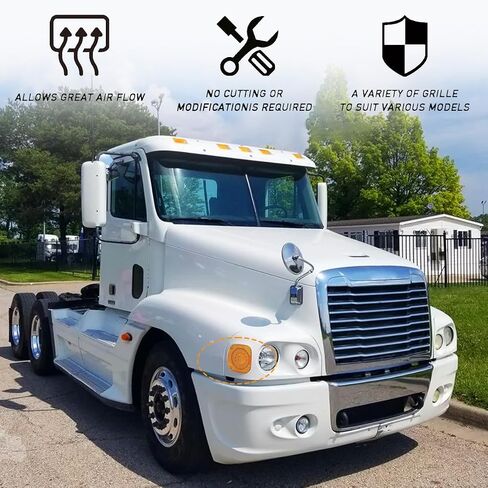Corner Side Turn Signal Light Pair Left&Right Compatible 2007 Freightliner Century&ARGOSY 1995-2010,Parking Light Assembly in Kuwait