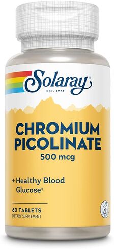 Solaray Chromium Picolinate Tablets, 500 mcg | 60 Count in Saudi Arabia