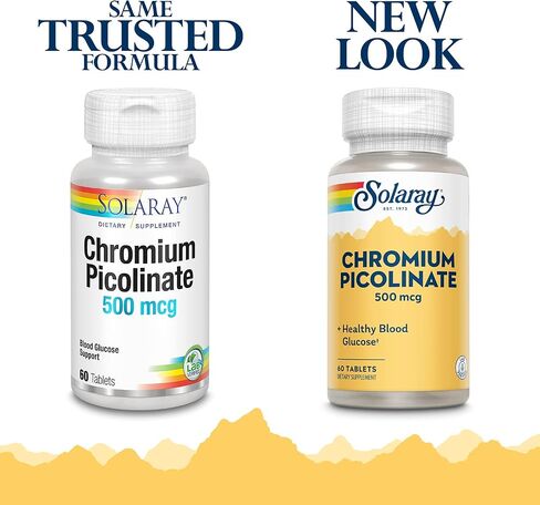 Solaray Chromium Picolinate Tablets, 500 mcg | 60 Count in Saudi Arabia