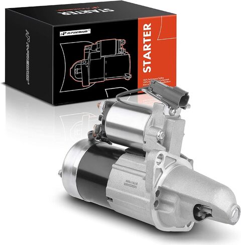 A-Premium Starter Motor Compatible with Nissan 200SX 1995-1998, NX 1991-1993, Pulsar NX 1989-1990, Sentra 1989-1999, 12V 1.2KW 8-Teeth CCW, Manual Trans., Replace# 23300-73C10 in Saudi Arabia