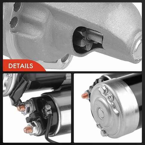A-Premium Starter Motor Compatible with Nissan 200SX 1995-1998, NX 1991-1993, Pulsar NX 1989-1990, Sentra 1989-1999, 12V 1.2KW 8-Teeth CCW, Manual Trans., Replace# 23300-73C10 in Saudi Arabia